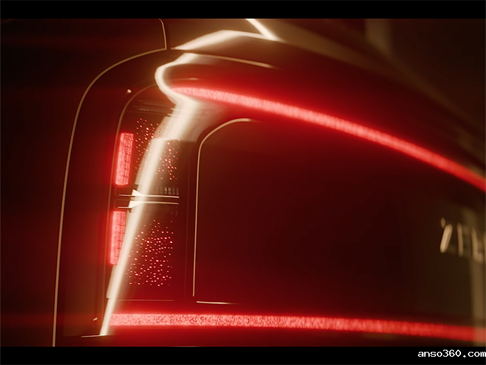 佛瑞亚海拉为极氪9X打造环幕星钻贯穿尾灯